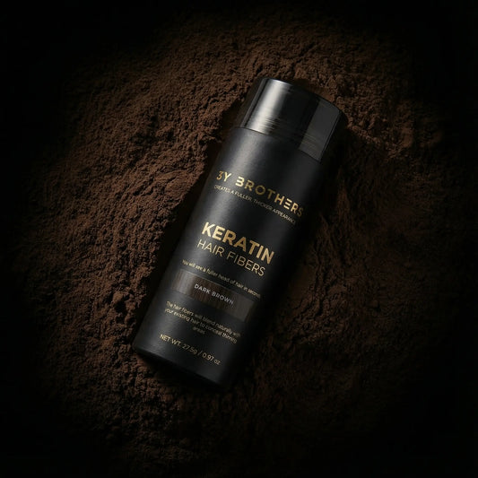 KERATIN HAIR FIBERS dark brown