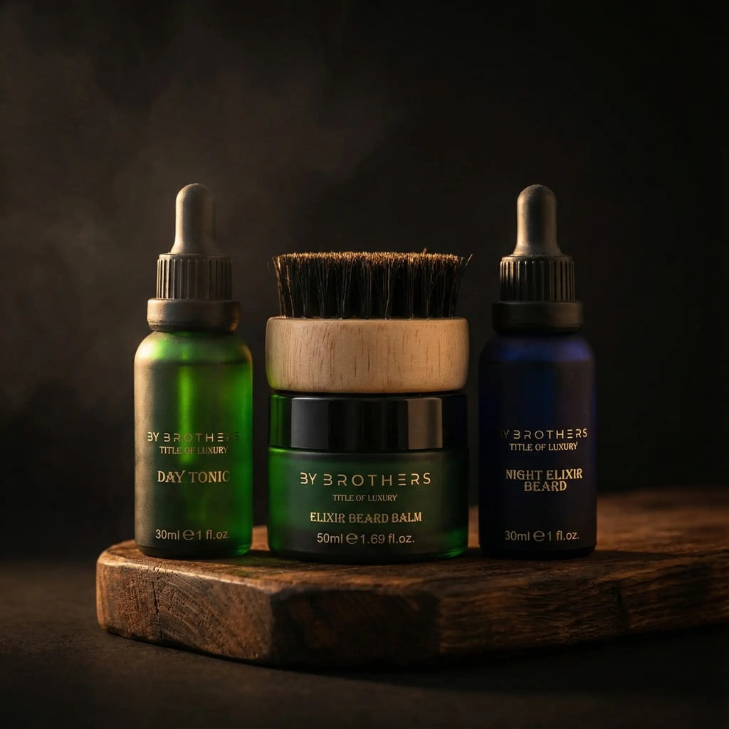 Beard Kit | Beard Oil, Balm & Brush for Fuller Beard