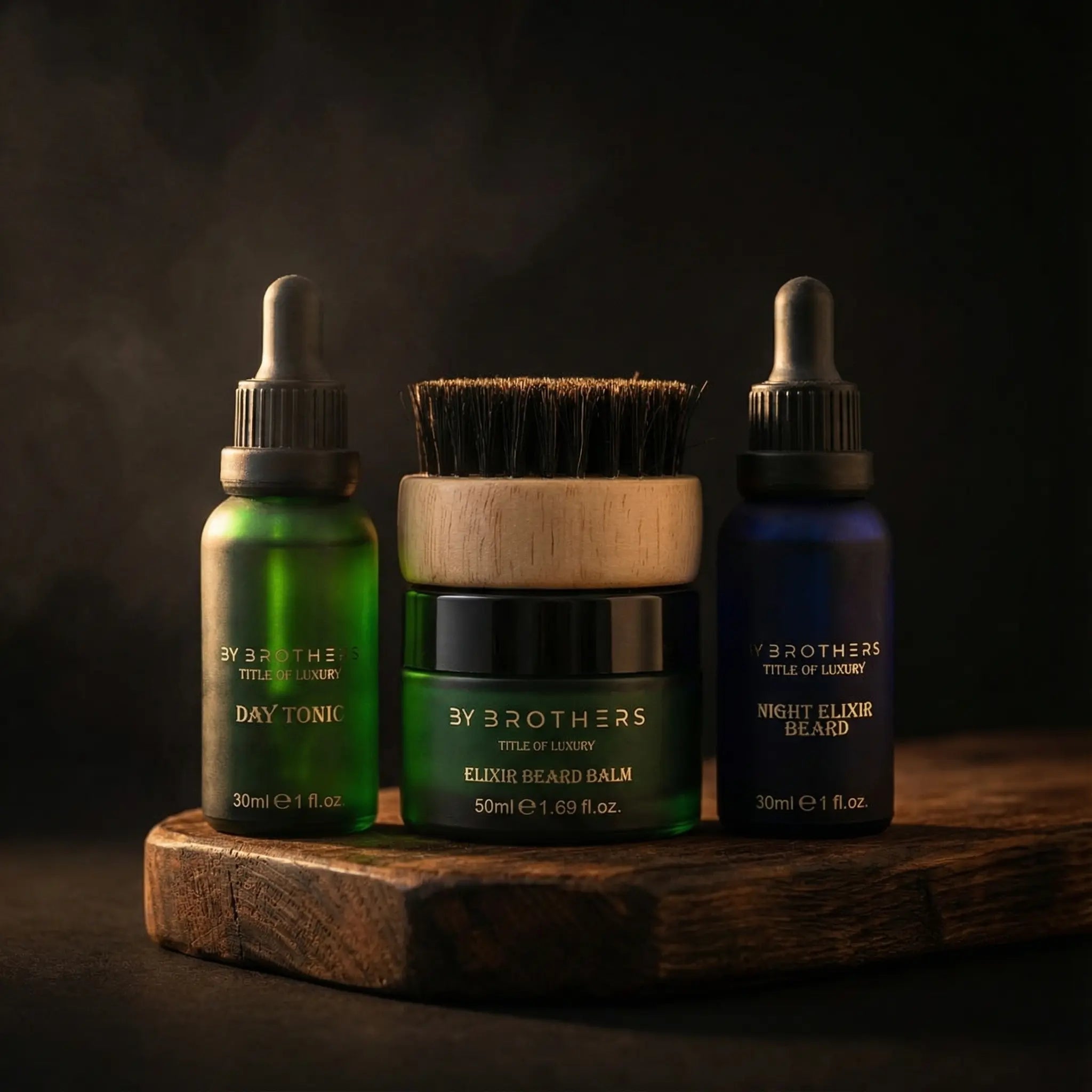 Beard Kit | Beard Oil, Balm & Brush for Fuller Beard