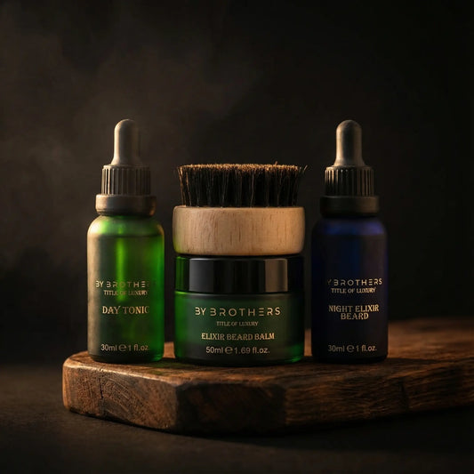 Beard Kit | Beard Oil, Balm & Brush for Fuller Beard