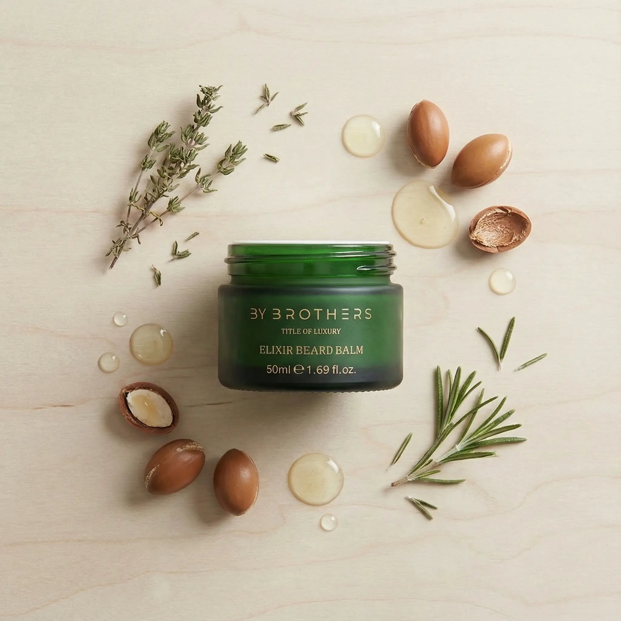 Beard Kit | Beard Oil, Balm & Brush for Fuller Beard