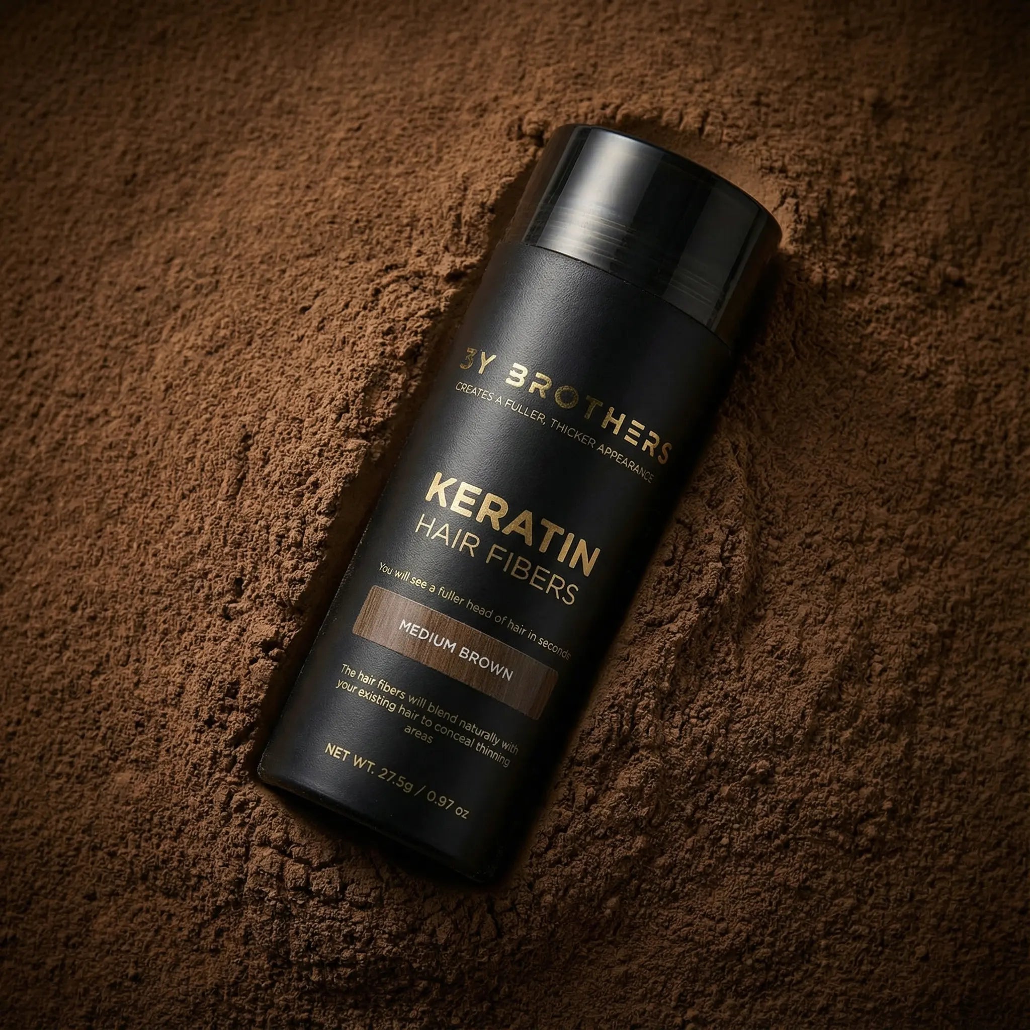 KERATIN HAIR FIBERS medium brown