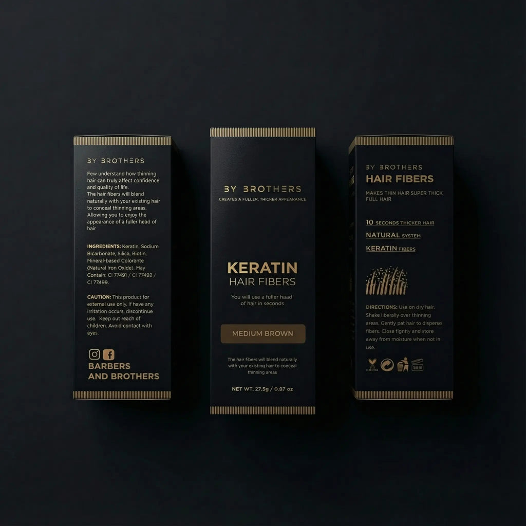 KERATIN HAIR FIBERS medium brown